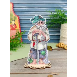 Набор для вышивания крестиком "Старый рыбак" 20*9 см SR-1331