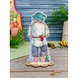 Cross stitch kit "The old fisherman" 20*9 cm SR-1331