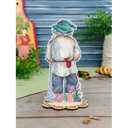 Cross stitch kit "The old fisherman" 20*9 cm SR-1331