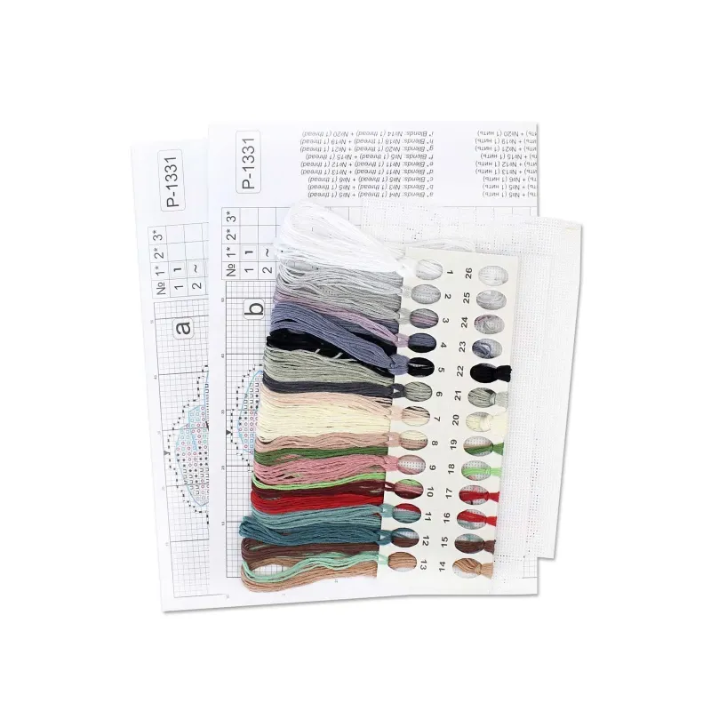 Kit point de croix "Le vieux pêcheur" 20*9 cm SR-1331