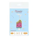 Point de croix sur base en bois "Happy Ice Cream" 9*5 cm SO-162