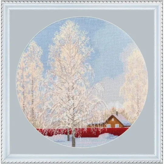 Cross stitch kit "Snow lace" 31.7 x 31.7 cm S/VM047