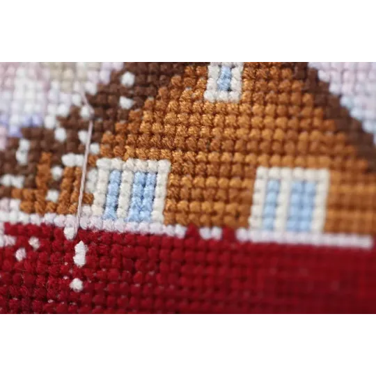 Cross stitch kit "Snow lace" 31.7 x 31.7 cm S/VM047