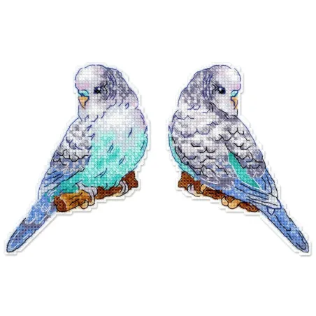 Cross stitch kit "Budgie" 11*9 cm SR-1335