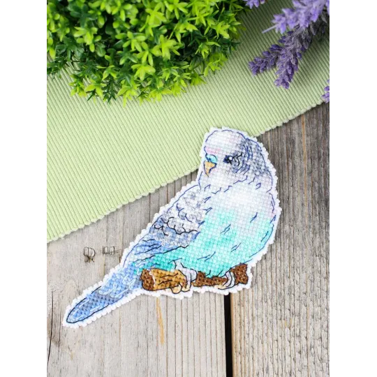 Cross stitch kit "Budgie" 11*9 cm SR-1335