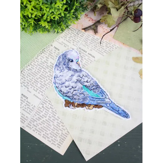 Cross stitch kit "Budgie" 11*9 cm SR-1335