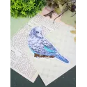 Cross stitch kit "Budgie" 11*9 cm SR-1335