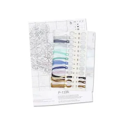 Набор для вышивания крестиком "Волнистый попугайчик" 11*9 см SR-1335