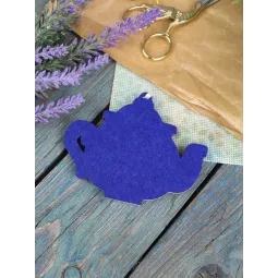 Kreuzstich auf Holzbasis Ein elegantes Teeservice. Teekanne 8*10 cm SO-154