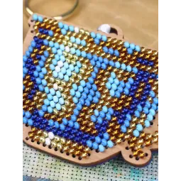 Вышивка на деревянной основе "Элегантный чайный сервиз. Чашка" 5*8 см SO-144