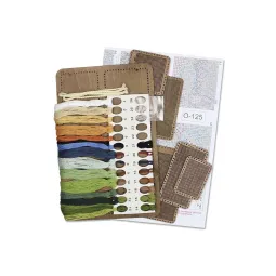 Kreuzstich auf Holzbasis "Sommercollage" 26*17 cm SO-125