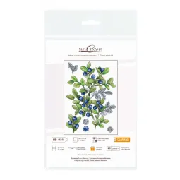 Kit de point de croix "Myrtille" 28*20 cm SNV-931