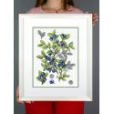 Cross stitch kit "Bilberry" 28*20 cm SNV-931
