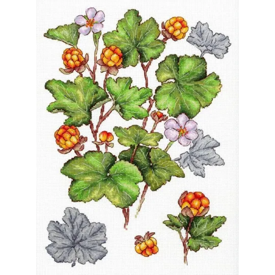 Kit point de croix "Myrtille" 28*19 cm SNV-930