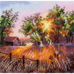 Cross stitch kit "Harmony of nature" 14*14 cm SNV-1019