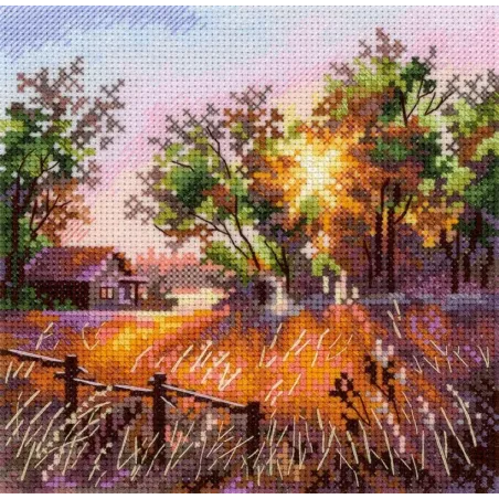 Cross stitch kit "Harmony of nature" 14*14 cm SNV-1019