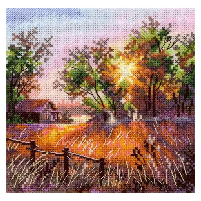 Cross stitch kit "Harmony of nature" 14*14 cm SNV-1019