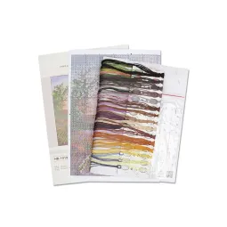 Cross stitch kit "Harmony of nature" 14*14 cm SNV-1019