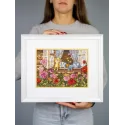 Cross stitch kit "Carefree childhood" 19*25 cm SNV-1017
