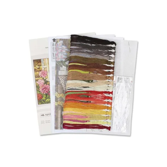 Kreuzstich-Set "Unbeschwerte Kindheit" 19*25 cm SNV-1017