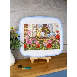 Cross stitch kit "Carefree childhood" 19*25 cm SNV-1017