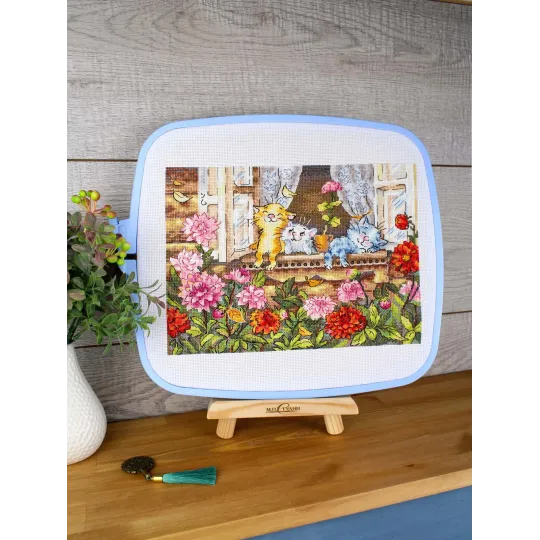 Cross stitch kit "Carefree childhood" 19*25 cm SNV-1017