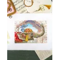 Kreuzstich-Set "Reiten auf einem Elefanten" 25*20 cm SNV-1015