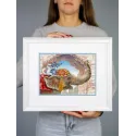Cross stitch kit "Riding an elephant" 25*20 cm SNV-1015