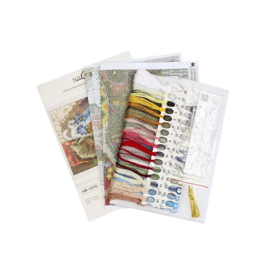 Kit de point de croix "Chevaucher un éléphant " 25*20 cm SNV-1015