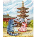 Cross stitch kit "Graceful dance" 25*20 cm SNV-1013