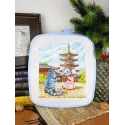 Kit de point de croix "Danse gracieuse" 25*20 cm SNV-1013