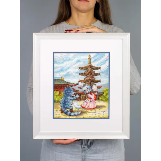 Cross stitch kit "Graceful dance" 25*20 cm SNV-1013