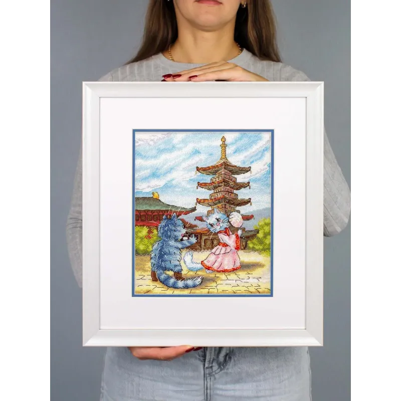 Kreuzstich-Set "Anmutiger Tanz" 25*20 cm SNV-1013