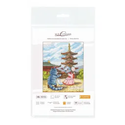 Kit de point de croix "Danse gracieuse" 25*20 cm SNV-1013