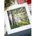 Kit de point de croix "Forêt Ensoleillée" 20*20 cm SNV-1004