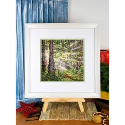 Kit de point de croix "Forêt Ensoleillée" 20*20 cm SNV-1004