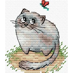 Cross stitch kit "Clever trickster" 8*7 cm SM-1265