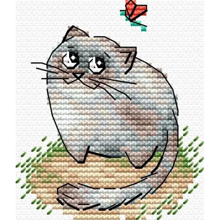 Cross stitch kit "Clever trickster" 8*7 cm SM-1265