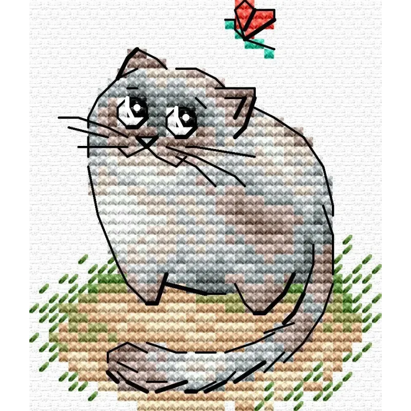 Cross stitch kit "Clever trickster" 8*7 cm SM-1265