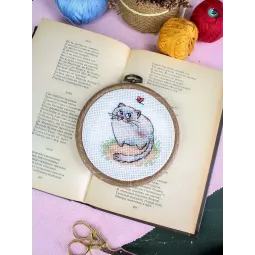 Kreuzstich-Set "Cleverer Trickser" 8*7 cm SM-1265