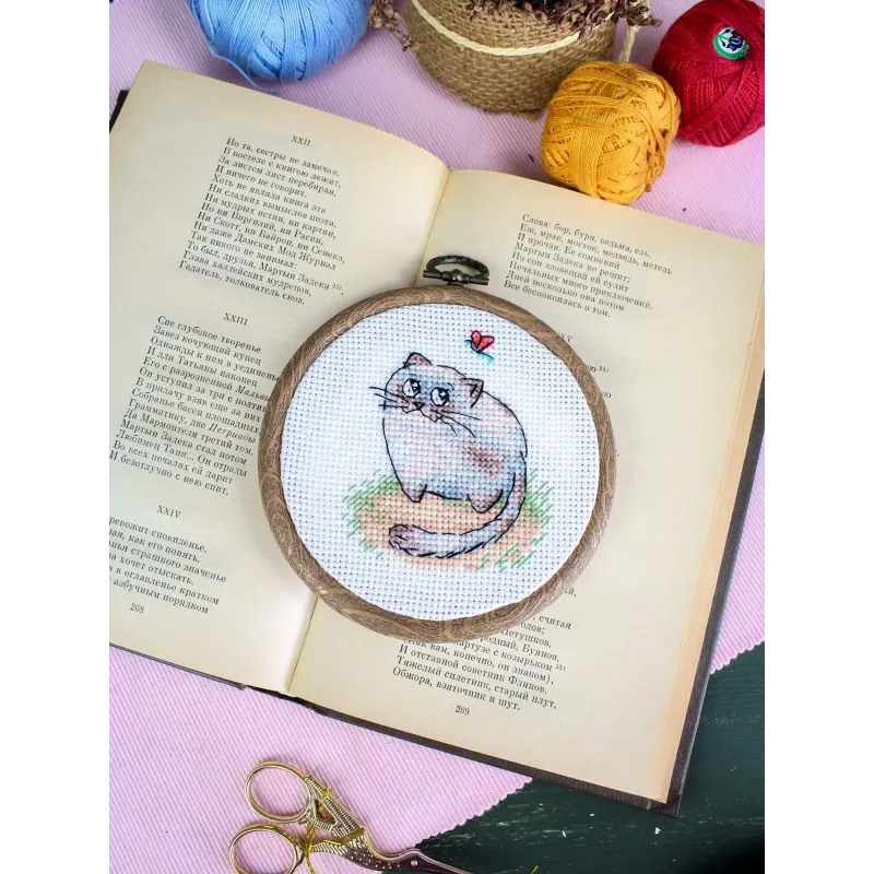 Cross stitch kit "Clever trickster" 8*7 cm SM-1265