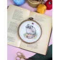 Kryželiu siuvinėjimo rinkinys "Gudrus apgavikas" 8*7 cm SM-1265