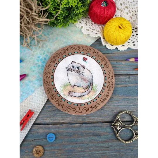 Cross stitch kit "Clever trickster" 8*7 cm SM-1265