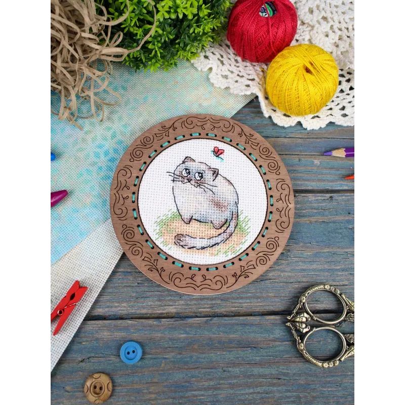 Cross stitch kit "Clever trickster" 8*7 cm SM-1265