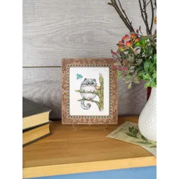 Cross stitch kit "Fluffy Naturalist" 9*7 cm SM-1264