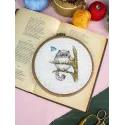 Cross stitch kit "Fluffy Naturalist" 9*7 cm SM-1264