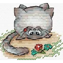 Cross stitch kit "Pet" 7*7 cm SM-1262