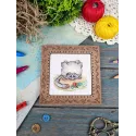 Cross stitch kit "Pet" 7*7 cm SM-1262