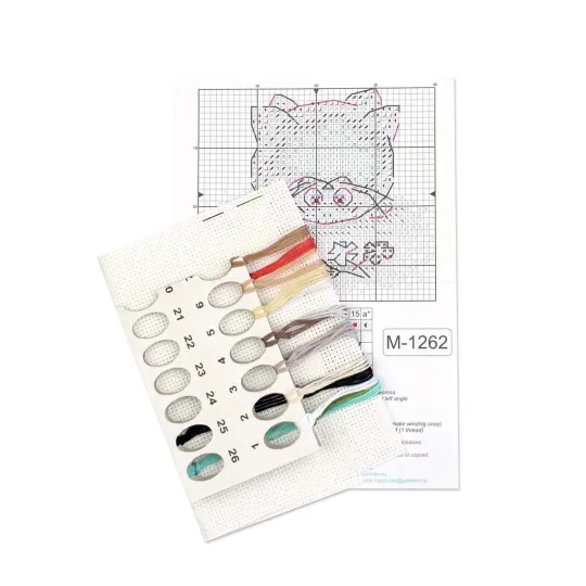 Kreuzstich-Set "Tier" 7*7 cm SM-1262