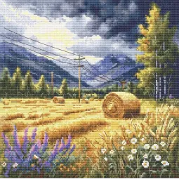 Kryželiu siuvinėjimo rinkinys "Prieš audrą" 24,5 х 23,5 cm SANP-78